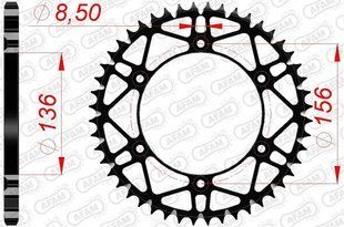 Зірка AFAM 520 SLK-Steel Chainwheel - Sherco [Black], 51z 14206SLK+51 фото
