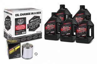 Комплект Maxima V-TWIN MILWAUKEE-EIGHT Quick Change Kit - Syntetic [Chrome], 20w-50 90-129015PC фото