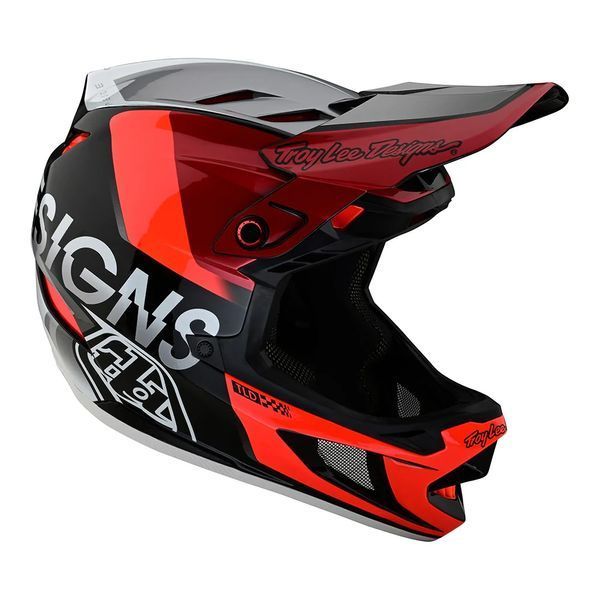 Вело Шолом TLD D4 COMPOSITE HELMET [Qualifier Silver/Red] M 140559033 фото