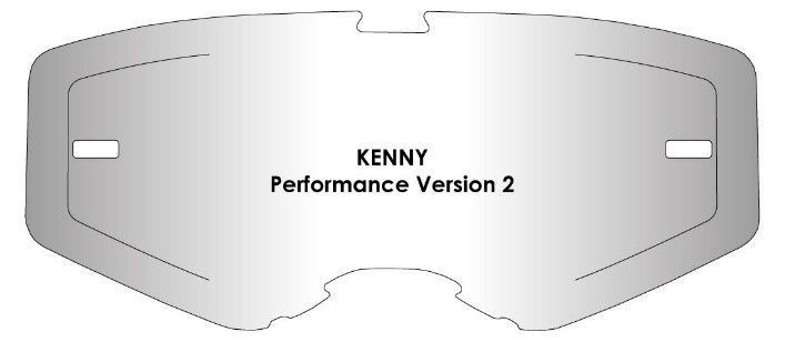 Линза AirScreen Kenny Performance 2 с застежками, затемненный (Light smoke) 007-001-06 фото