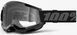 Очки 100% STRATA 2 Goggle Black - Clear Lens, Clear Lens 50027-00013 фото 2