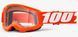 Детские очки 100% STRATA 2 Youth Goggle Orange - Clear Lens, Clear Lens 50031-00005 фото 1