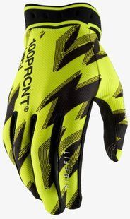 Перчатки 100% RIDEFIT Glove [Fluo Yellow], M (9) 10046-00027 фото
