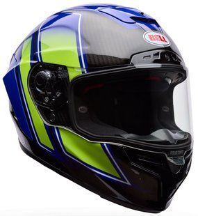 Шолом BELL RACESTAR DLX Flex&reg; Helmet - GRID [Blue], L 36953-026-L фото