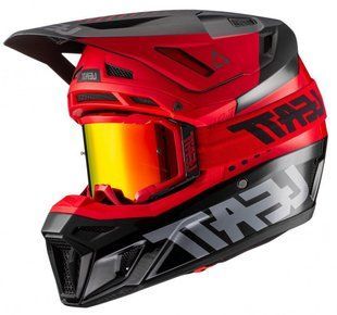 Шлем LEATT Helmet Moto 8.5+Goggle [Red], XL 1022010344 фото