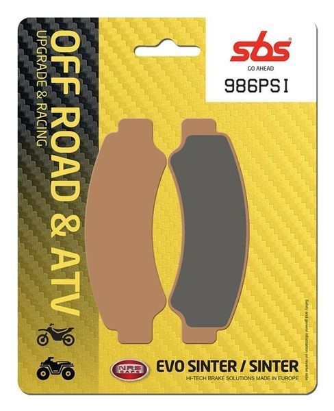 Гальмівні колодки SBS Upgrade Brake Pads, EVO Sinter/Sinter 986PSI фото
