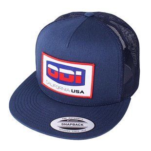 Кепка ODI California Hat Flat Bil Navy/Wht G05CATDU фото
