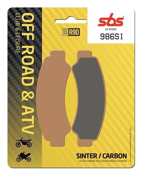 Гальмівні колодки SBS Sport Brake Pads, Sinter/Carbon 986SI фото