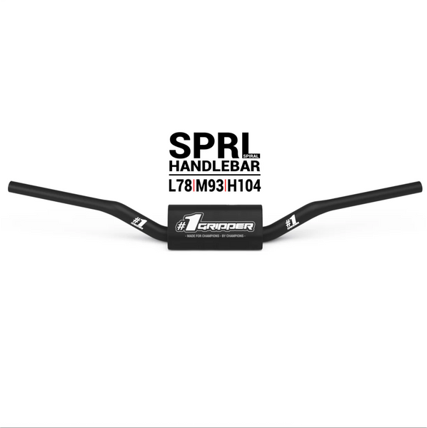 Руль ONEGRIPPER #1 SPRL (Spiral) Handlebar MID - 93mm OGHB-SPRL-MID-BL фото