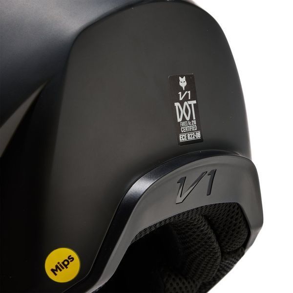 Шлем FOX YTH V1 MATTE HELMET [Black], YL 31405-255-YL фото