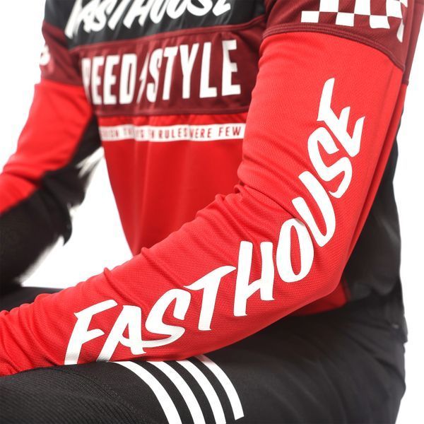 Мотокостюм FASTHOUSE Grindhouse Akin, Red/Black - 34/LG 200003-40-10-300001-40-34 фото