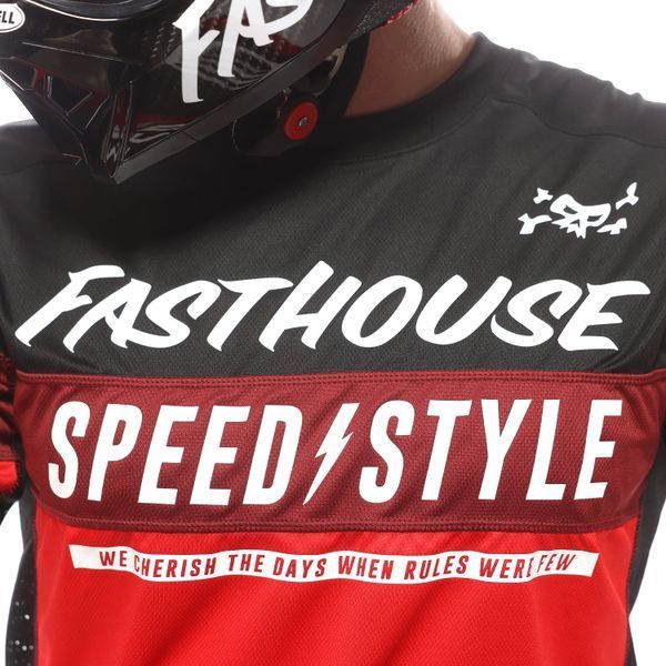 Мотокостюм FASTHOUSE Grindhouse Akin, Red/Black - 34/LG 200003-40-10-300001-40-34 фото