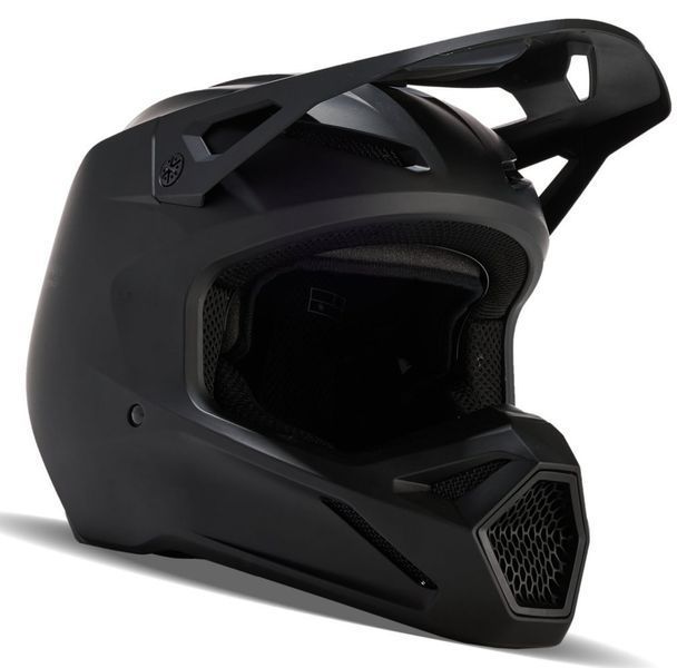 Шлем FOX YTH V1 MATTE HELMET [Black], YL 31405-255-YL фото