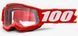 Детские очки 100% ACCURI 2 Youth Goggle Red - Clear Lens, Clear Lens 50321-101-03 фото 1