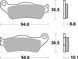 Тормозные колодки SBS Standard Brake Pads, Ceramic 742HF фото 2