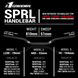 Руль ONEGRIPPER #1 SPRL (Spiral) Handlebar MID - 93mm OGHB-SPRL-MID-BL фото 3