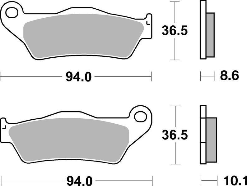 Тормозные колодки SBS Standard Brake Pads, Ceramic 742HF фото