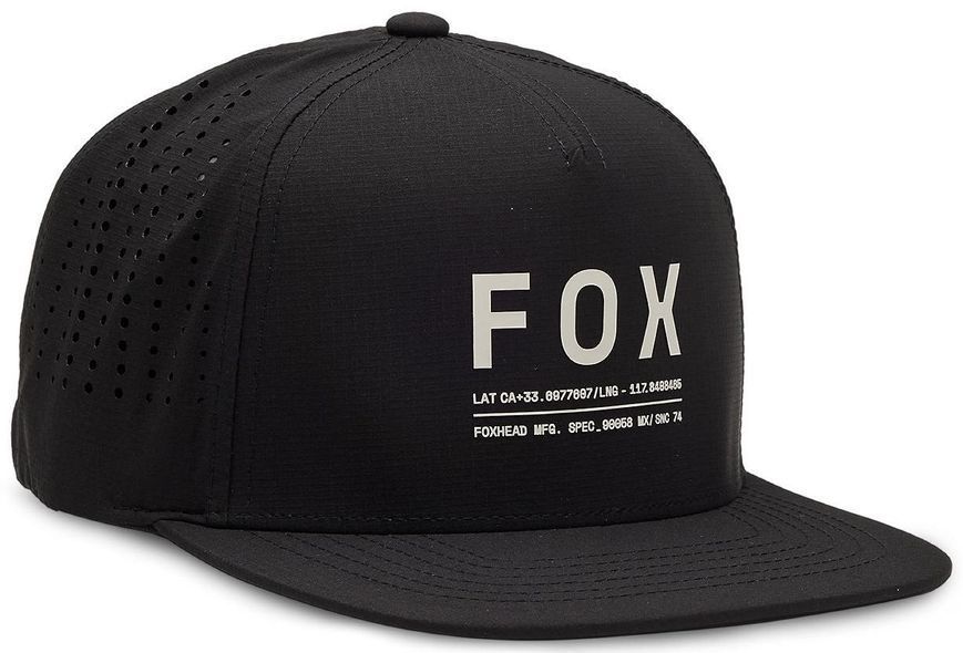 Кепка FOX NON STOP TECH SNAPBACK HAT [Black], One Size 31642-001-OS фото