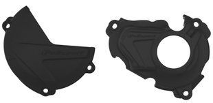 Комплект защиты Polisport Clutch & Ignition Cover - Yamaha [Black] 90943 фото