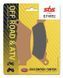 Гальмівні колодки SBS Racing Brake Pads, EVO Sinter/Sinter 674RSI фото 3