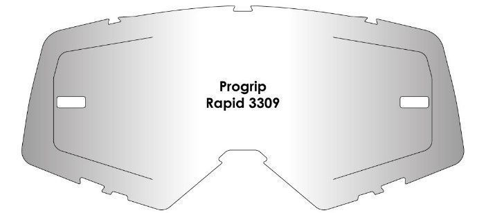 Линза AirScreen для очков Progrip Rapid 3309 без застежек, Прозрачный ( Clear ) 011-003-11 фото