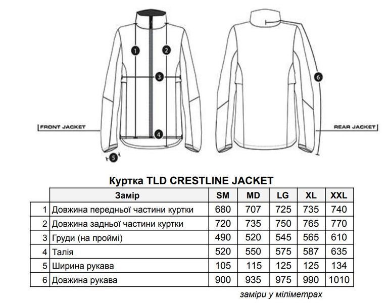 Куртка TLD CRESTLINE JACKET MONO [Olive] SM 868931022 фото