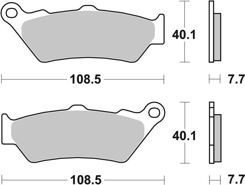 Гальмівні колодки SBS Racing Brake Pads, EVO Sinter/Sinter 674RSI фото