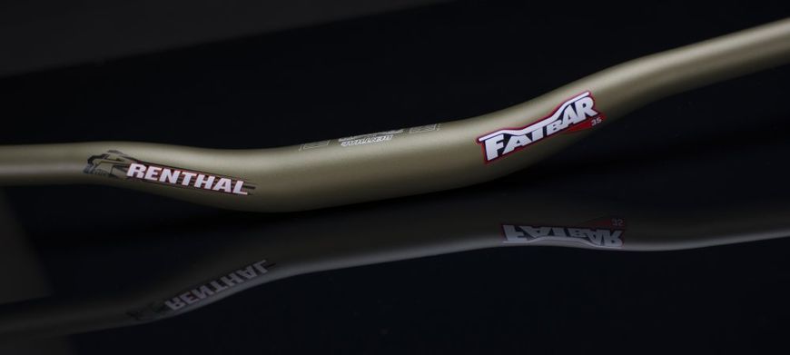Руль MTB Renthal 35mm Fatbar [Alugold], Rise 10 mm M156-01-AG фото