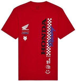 Футболка FOX Short Sleeve Tee - HONDA&reg; [Red], M 33422-003-M фото