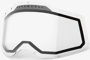 Линза 100% RC2/AC2/ST2 Dual Vented Lens - Clear, Dual Clear Lens 59082-00001 фото