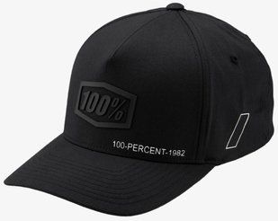 Кепка Ride 100% SHADOW FlexFit&reg; Hat [Black], S/M 20043-00008 фото