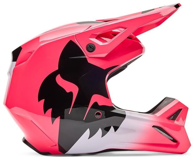 Шлем FOX YTH V1 Helmet - SHIELD [Pink], YM 36387-170-YM фото