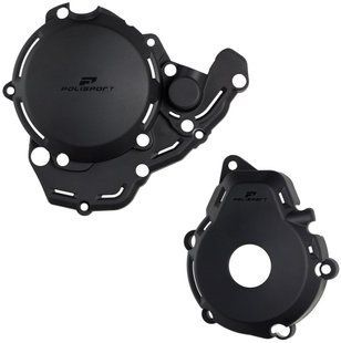 Комплект Polisport Clutch & Ignition Cover - KTM [Black] 91376 фото