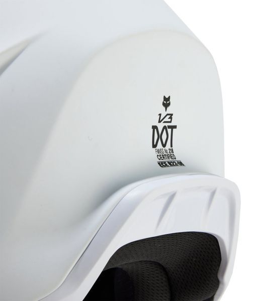 Шлем FOX V3 SOLID HELMET [Matte White], XL 31365-067-XL фото