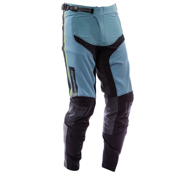 Штани FASTHOUSE Grindhouse Pro Apex, Slate/Flo Green - 32 300013-39-32 фото