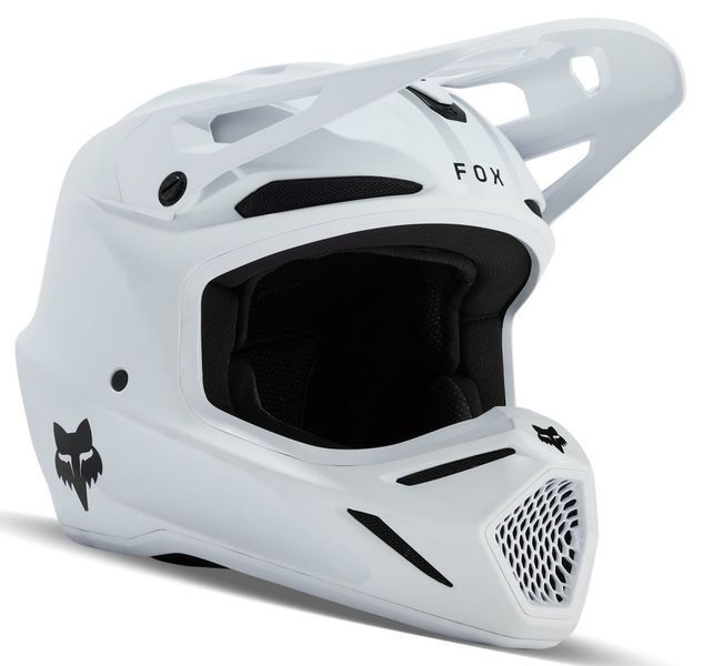 Шлем FOX V3 SOLID HELMET [Matte White], XL 31365-067-XL фото