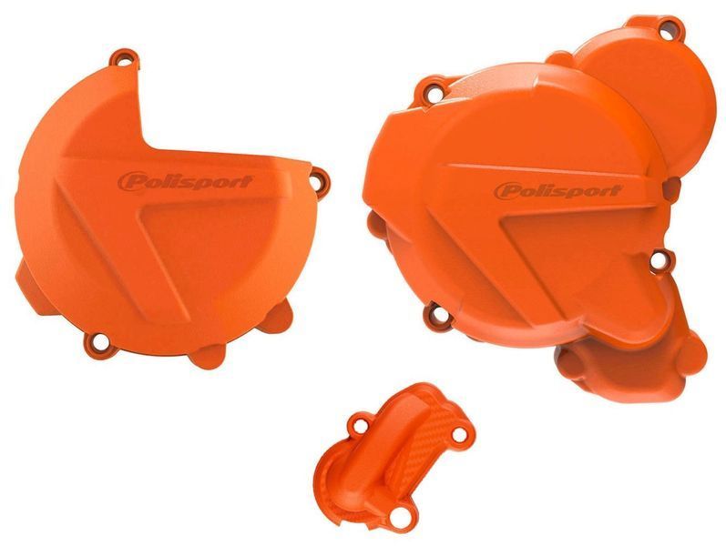 Комплект захисту Polisport Clutch & Ignition Cover - KTM [Orange] 90969 фото