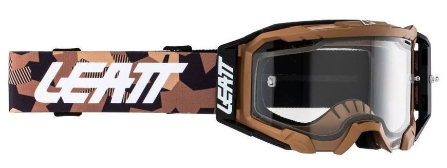 Окуляри LEATT Velocity 5.5 Enduro Goggle [Stone], Dual Clear Lens 8024070310 фото