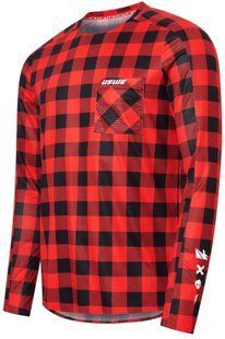 Джерсі USWE Flannel Jersey [Flame Red], M 80951061400105 фото