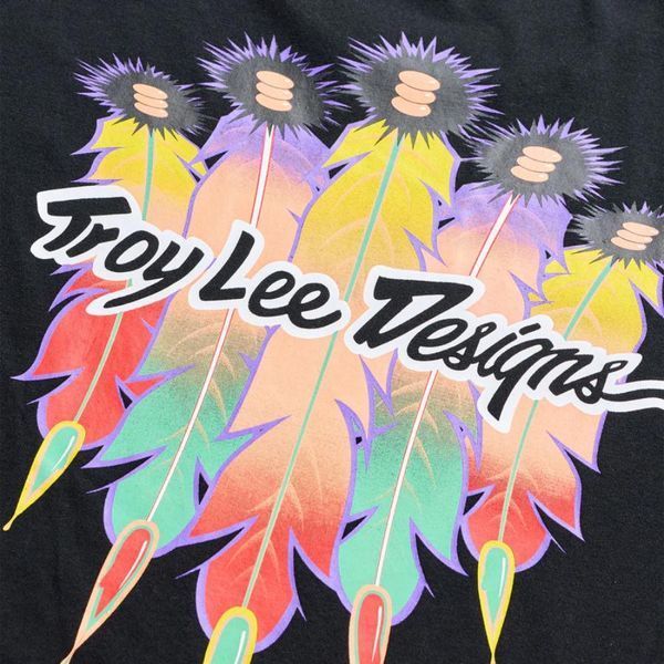 Футболка TLD FEATHER SS TEE; [BLACK / BLACK] XL 701571025 фото