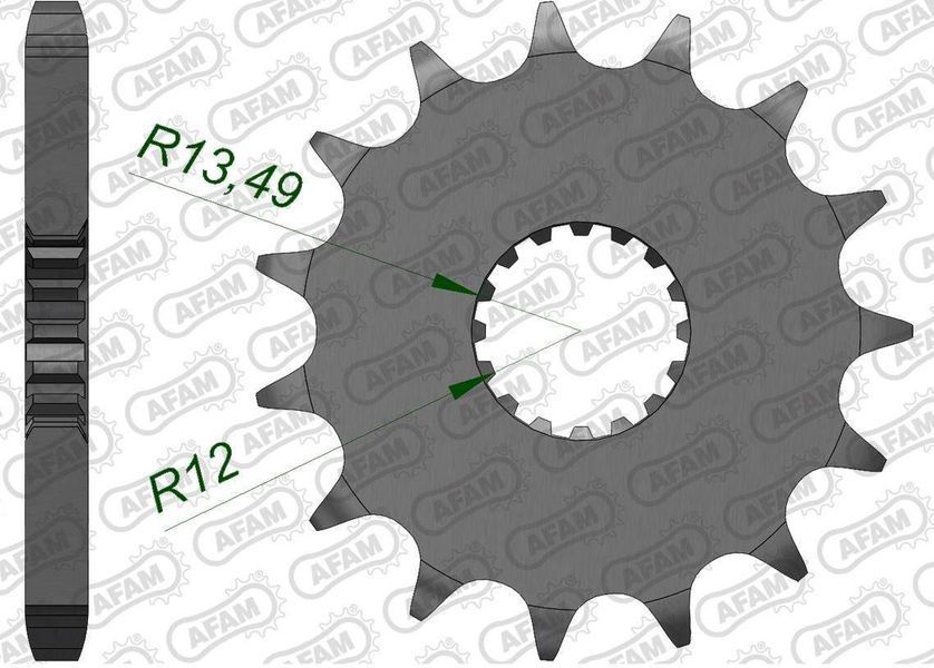 Зірка AFAM 530 Sprocket - Suzuki, 18z 22900-18 фото