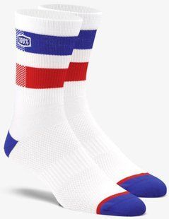 Шкарпетки 100% FLOW Socks [White], S/M 20049-00004 фото