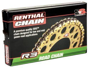 Цепь Renthal R3-3 Chain - 520 [Gold], 520-120L / Seal Ring C431 фото