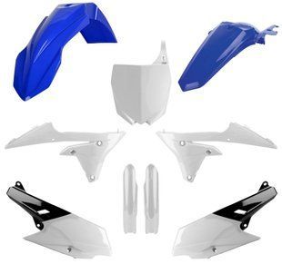 Пластик Polisport MX kit - Yamaha (14-) [Blue/White], Yamaha 91402 фото