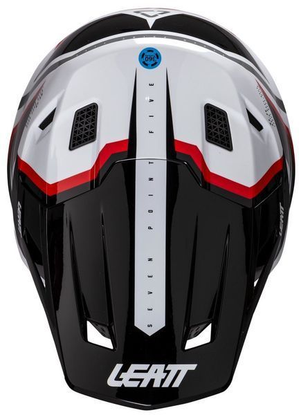 Шлем LEATT Moto 7.5 Helmet + Goggle [White/Red], L 1026000503 фото