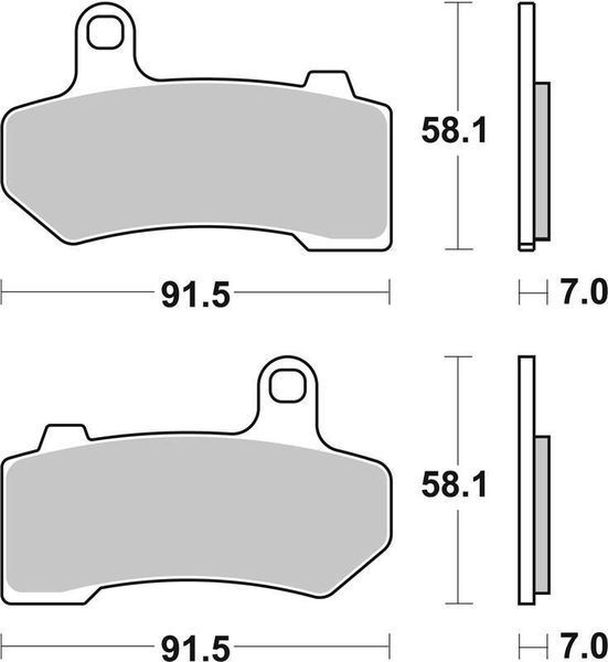 Тормозные колодки SBS High Performance Brake Pads, Sinter 830H.LS фото