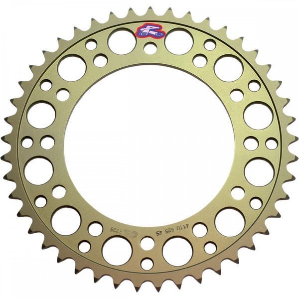 Зірка Renthal Hard Anodised Chainwheel 525 [Gold], 42z 443U-525-42P-HA фото