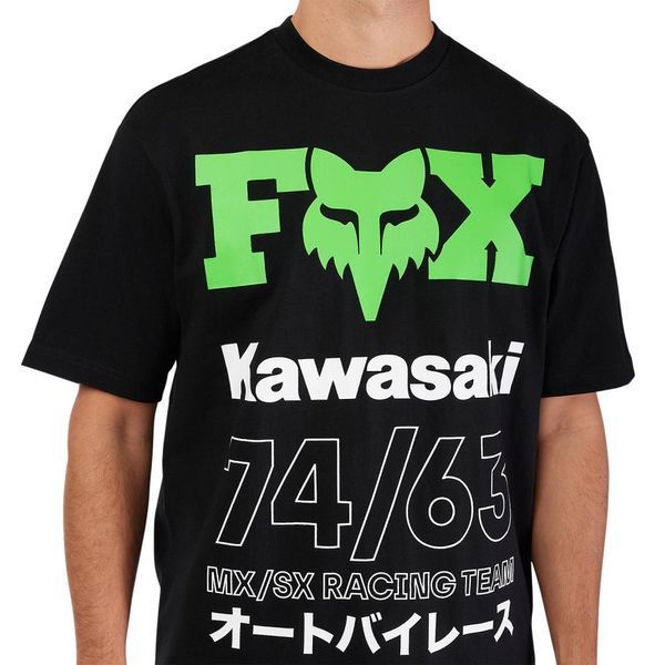 Футболка FOX OVERSIZE Short Sleeve Tee - KAWI&reg; [Black], M 33423-001-M фото
