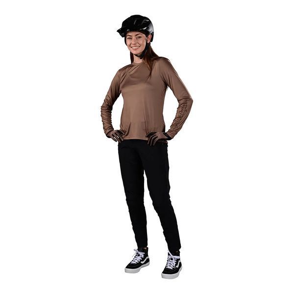Джерси TLD WMNS LILIUM LS JERSEY [Coffee] M 358906013 фото