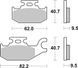 Гальмівні колодки SBS Standard Brake Pads, Ceramic 754HF фото 3